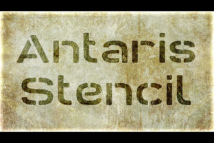 Antaris Stencil: A Bold Sans Serif Typeface for Editorial Impact