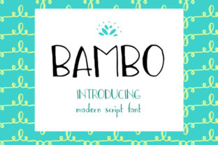 Bambo Font: The Perfect Hand-Drawn Typeface for Makers