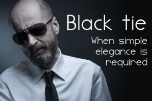 Black Tie: A Modern Sans Serif Typeface for Editorial Design