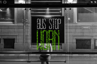 Bus Stop Worn: A Decorative Font for Bold Campaigns