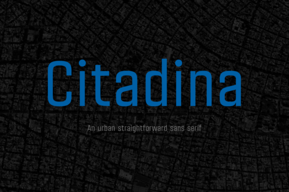 Citadina Family: A Geometric Sans Serif for Modern Web Design