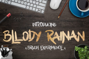 Elevate Your Brand with the Bllody Rainan Typeface
