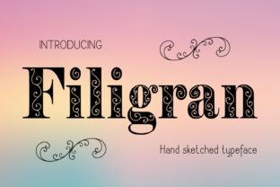 Filigran: A Decorative Font for Elegant Branding