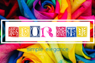 Florati: A Decorative Typeface for Editorial Impact