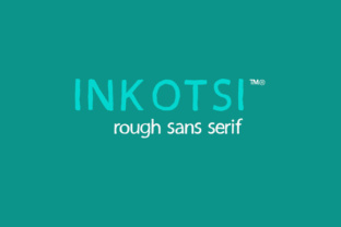 Inkotsi: A Rough Sans Serif Font for Handmade Brands