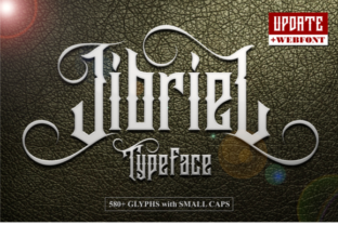Jibriel: A Bold Blackletter Typeface for Modern Editorial Design