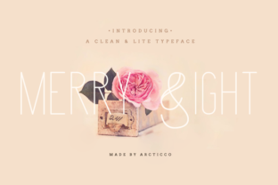 Merry Light: A Lightweight Sans Serif Font for Elegant Editorial Design