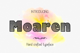 Moaren: A Hand-Crafted Decorative Font for Modern Web Design