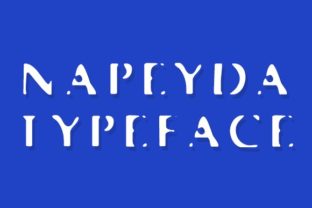 NaPeyda Font: A Textured Typeface for Editorial Design