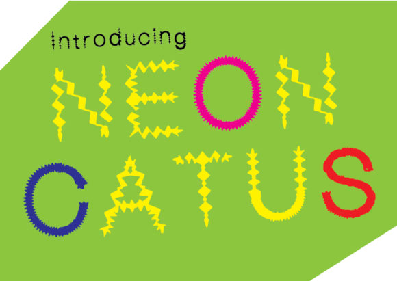 Neon Cactus: A Fun Display Font for Bold Brand Identity