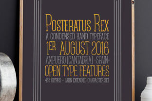 Posteratus Rex: A Refined Serif Font for Editorial Design
