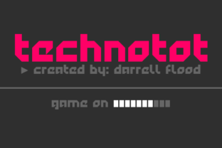 Technotot: A Futuristic Typeface for Modern Editorial Design