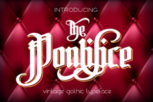 The Pontifice: A Soft Gothic Font for Handmade Brands