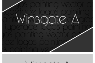 Winsgate a: A Unique Sans Serif Font for Crafters